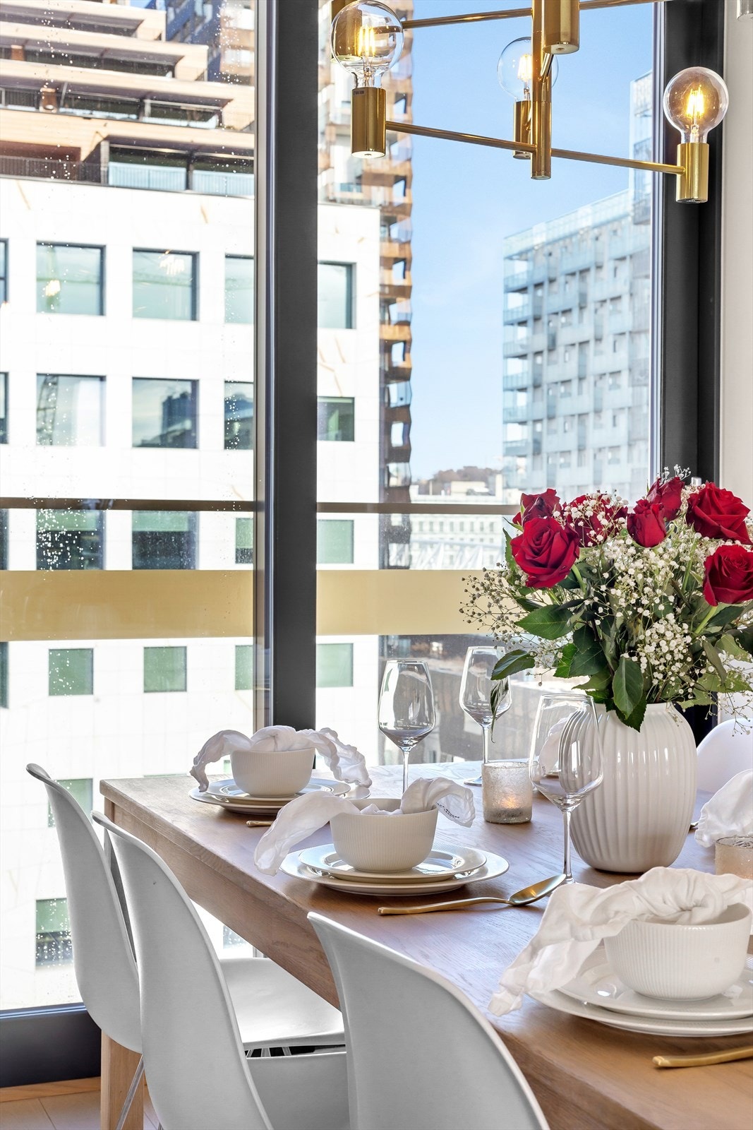 Et herlig sted å nyte middagen med storslått utsikt mot Barcode Galleribilde