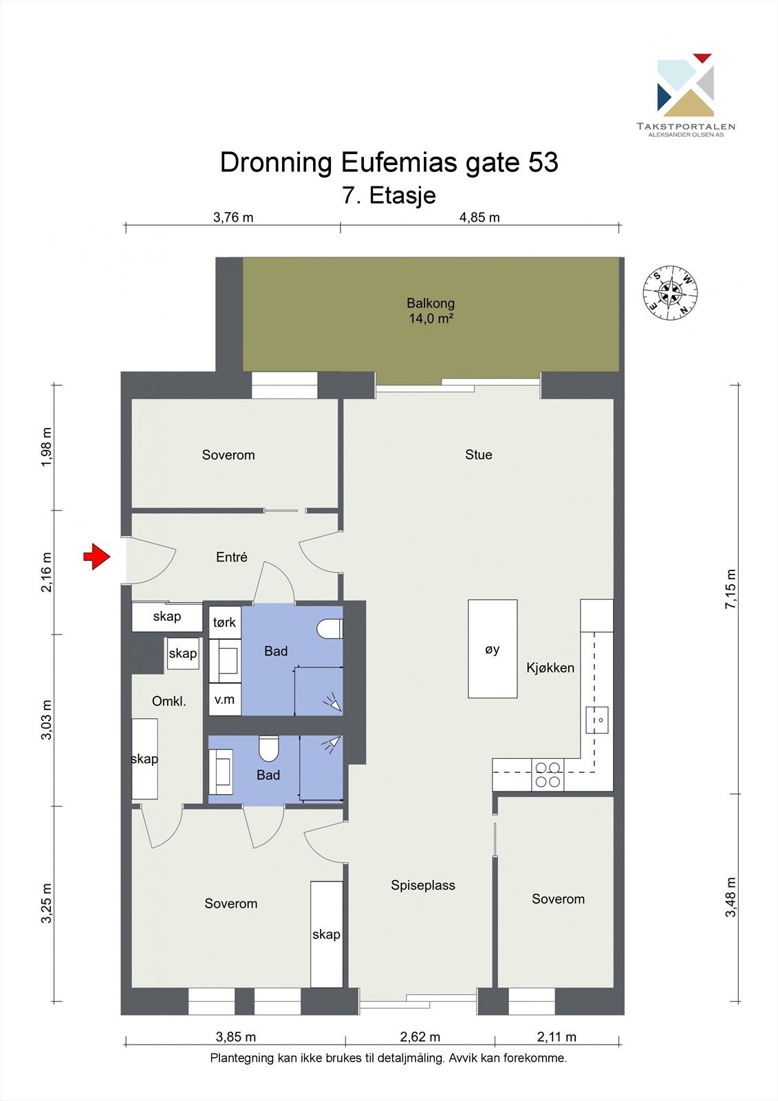 Plantegning Galleribilde