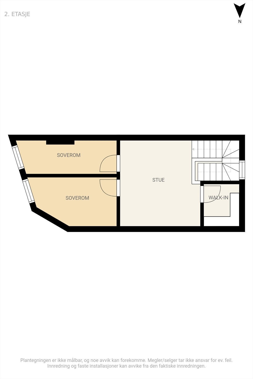 Plantegning 2.etg Galleribilde