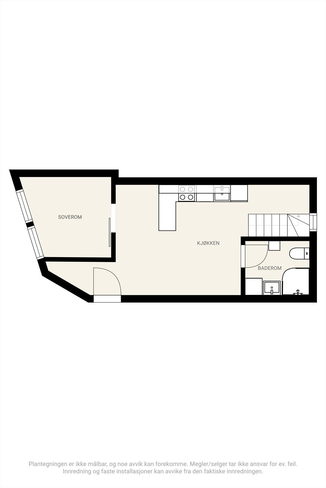Alternativ plantegning 1.etg Galleribilde