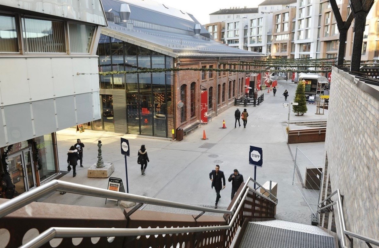 Vulkan/Mathallen en en kort spasertur unna boligen - her kan du nyte herlige kulinariske opplevelser Galleribilde