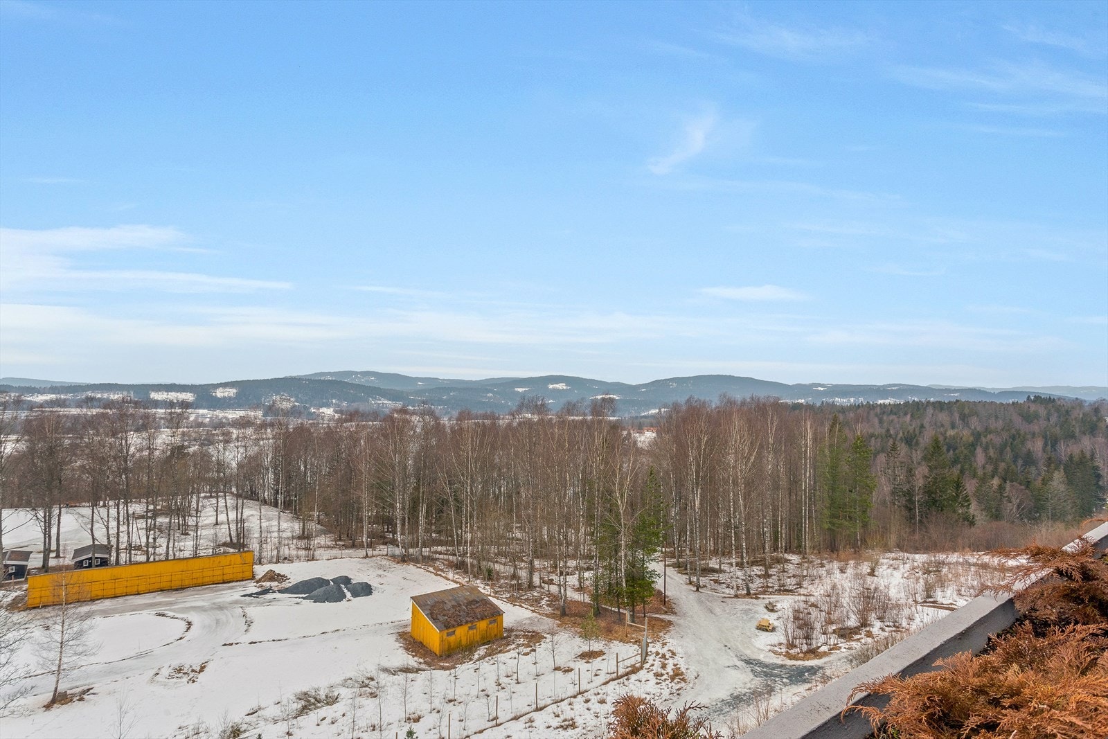 Utsikt fra terrassen Galleribilde