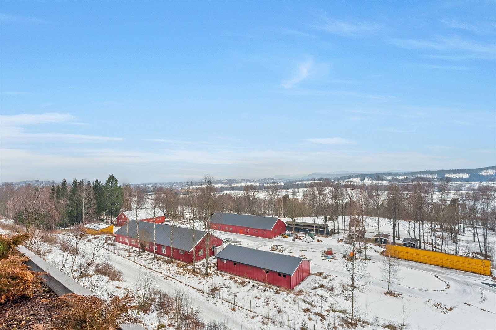 Nydelig utsikt fra terrasse Galleribilde