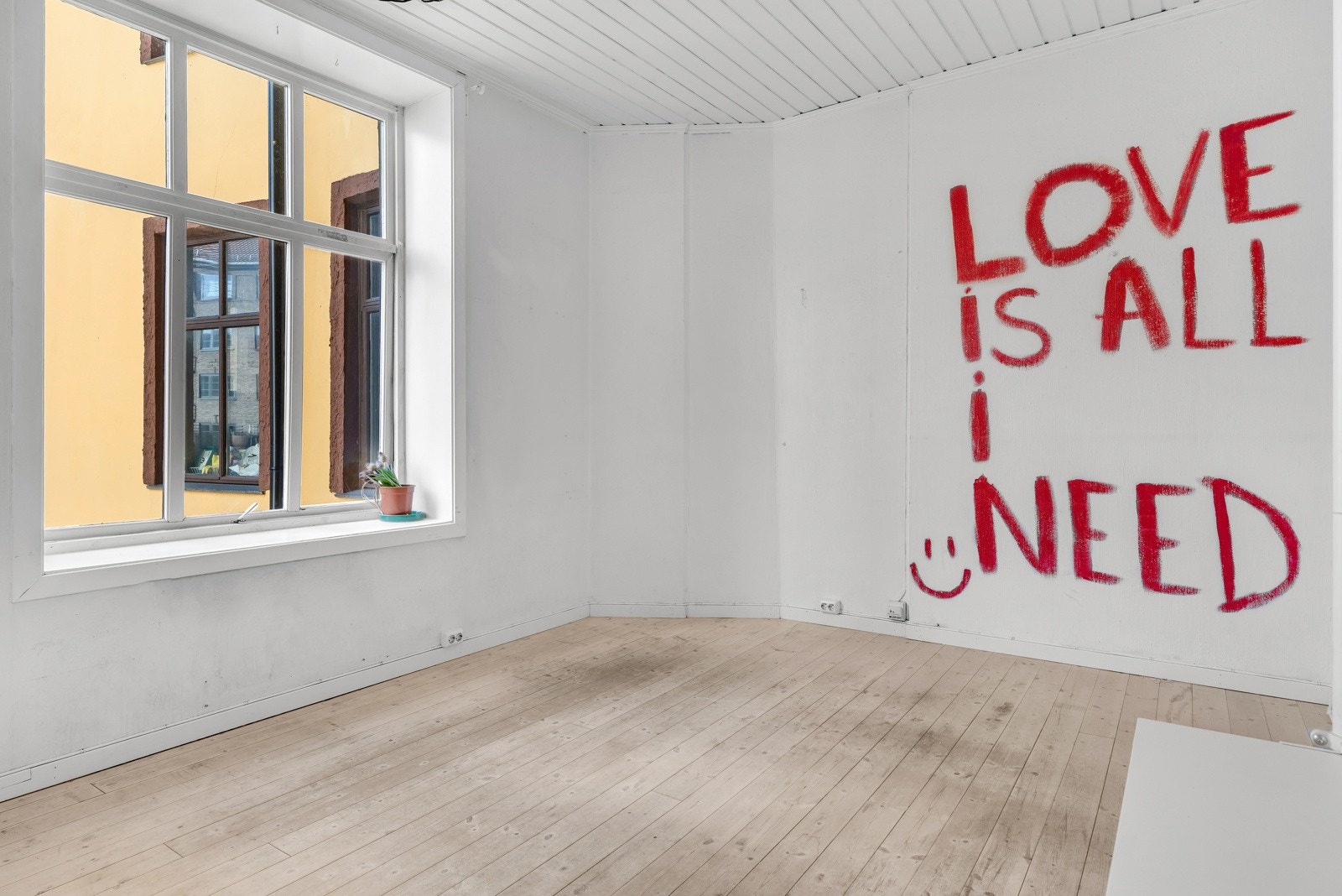 Store vinduesflater som gir godt med lys. Galleribilde