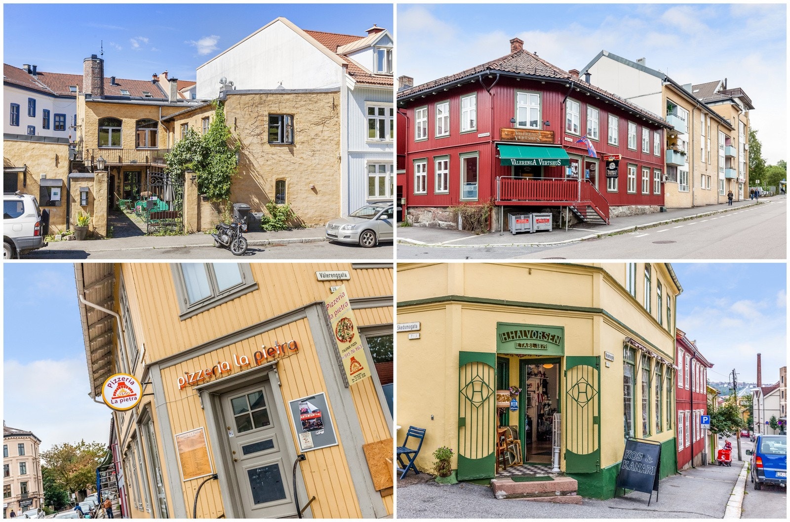 Spisesteder i nærområdet. Galleribilde