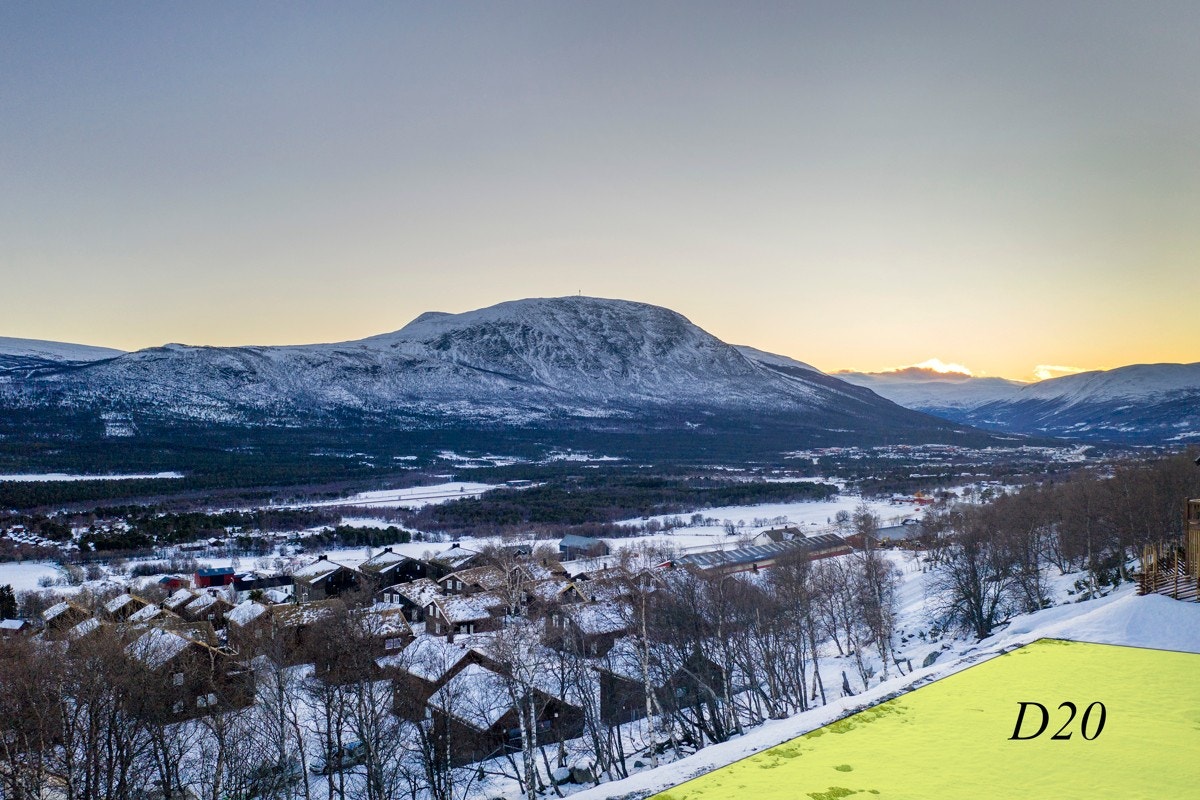 Utsikt mot sentrumsområdet i sør fra tomt D20 Galleribilde