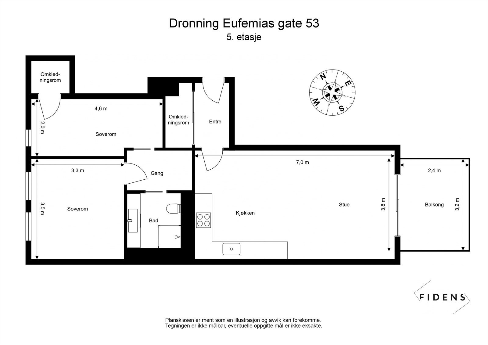 Plantegning Galleribilde