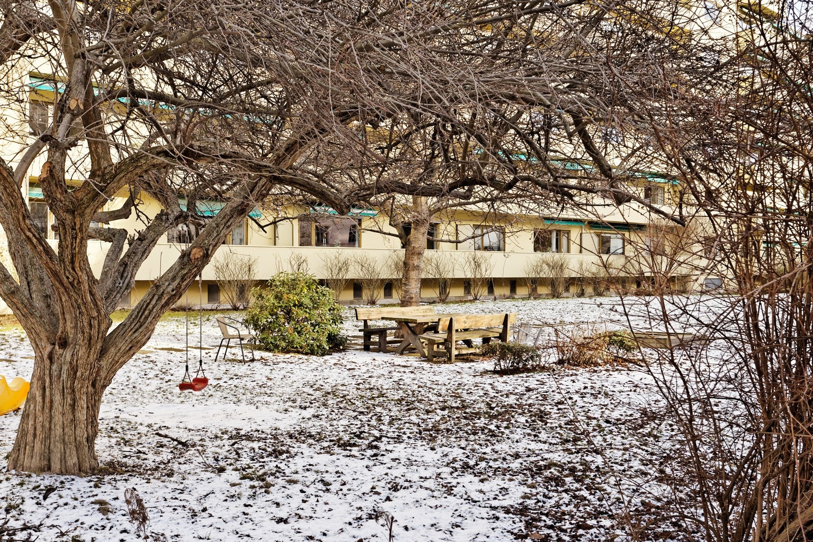 Bakgård Galleribilde