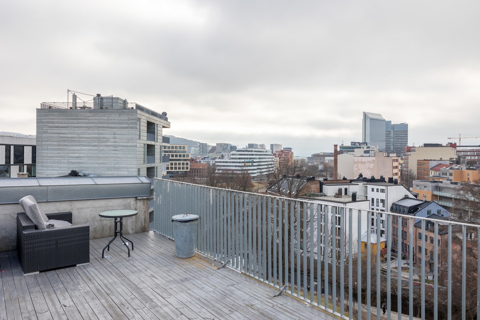 Sameiet Heimdalsgata har en stor felles takterrasse Galleribilde