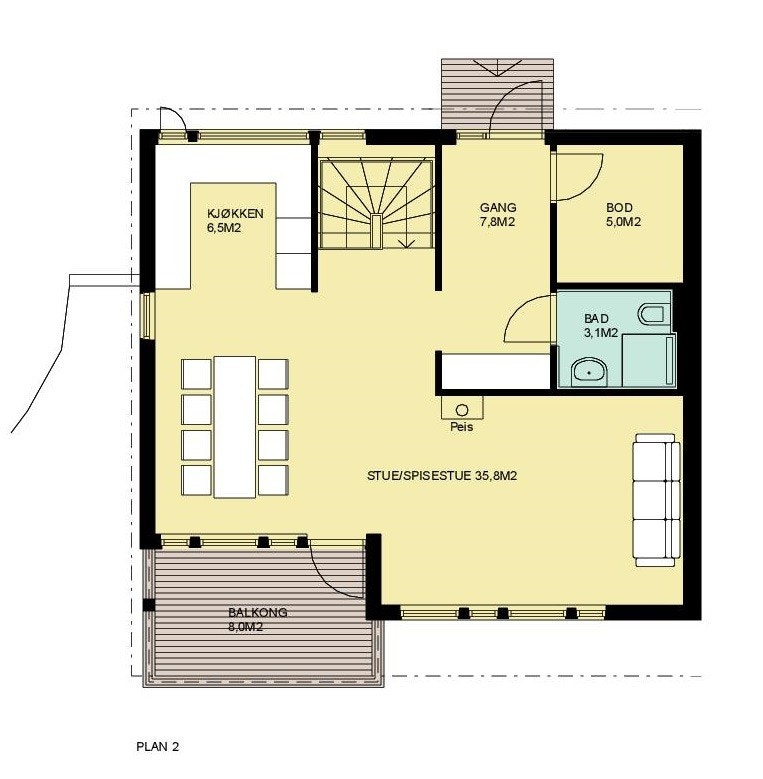 Segelstadseterlia 25, leil. 6B plan 2 Galleribilde