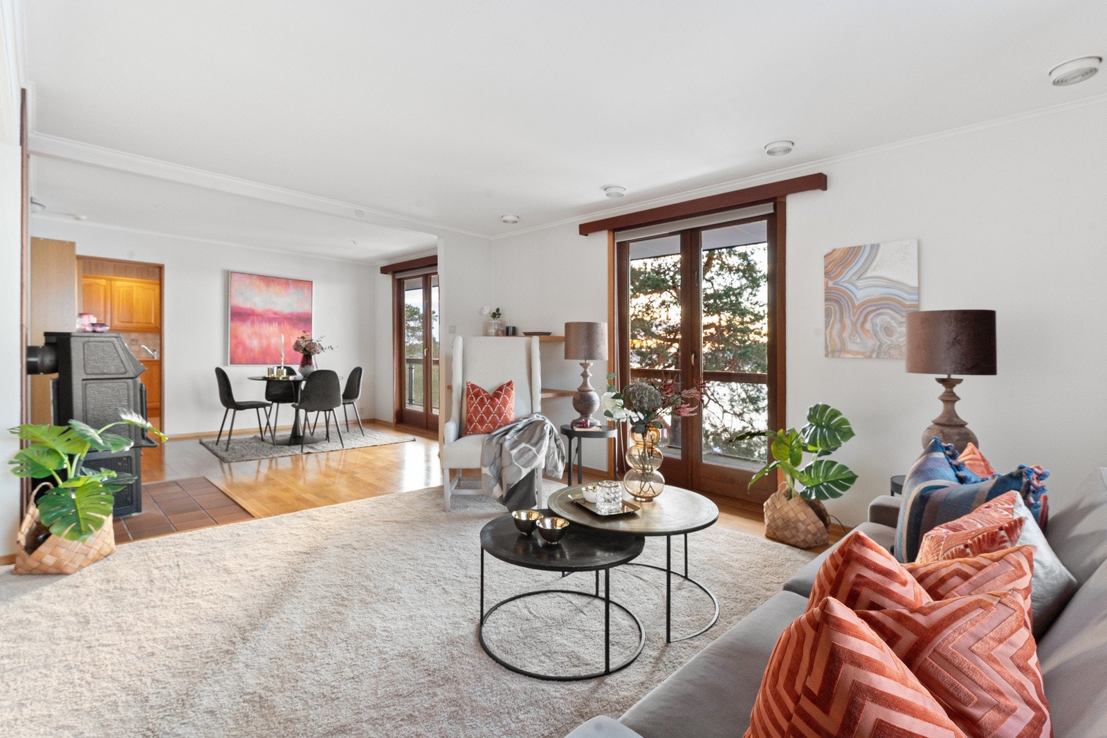 Detaljer stue Galleribilde