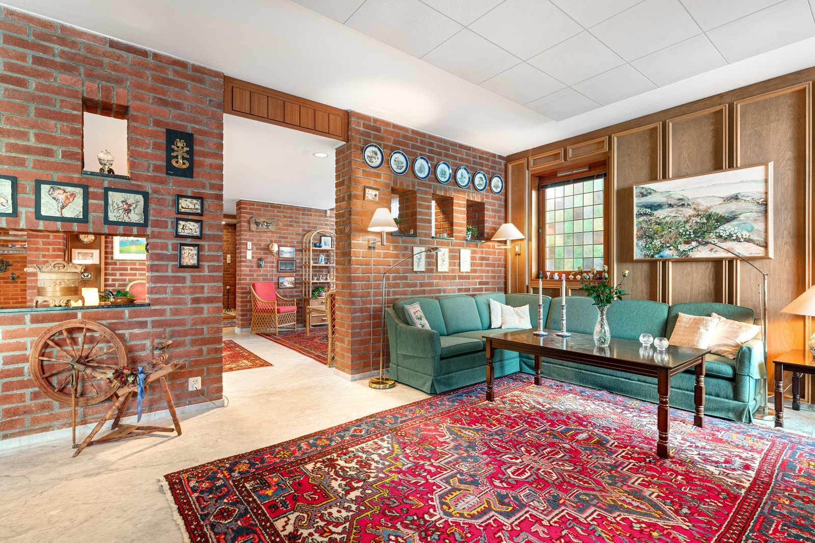 Detaljer TV stue Galleribilde