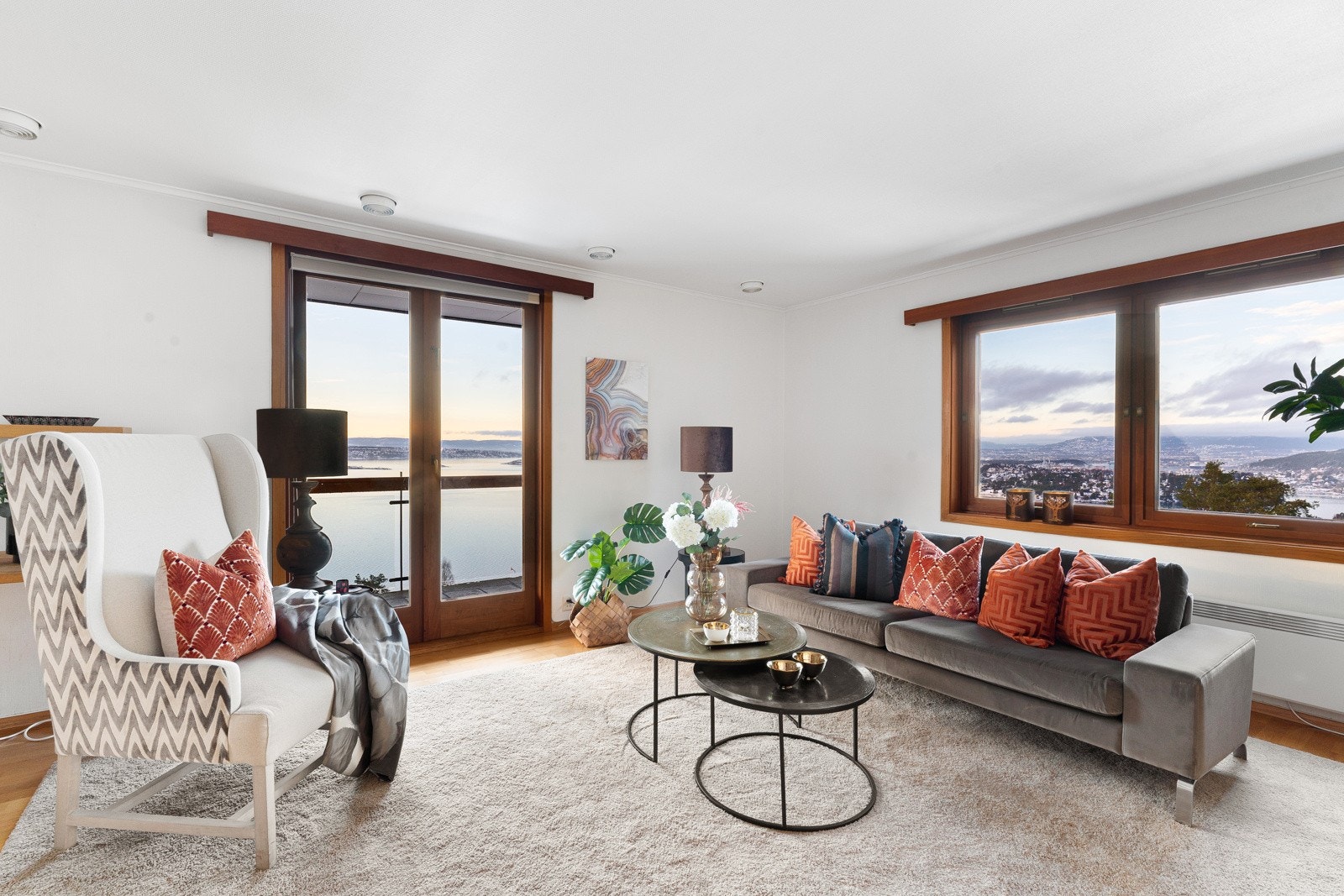 Stue med utgang til egen balkong Galleribilde