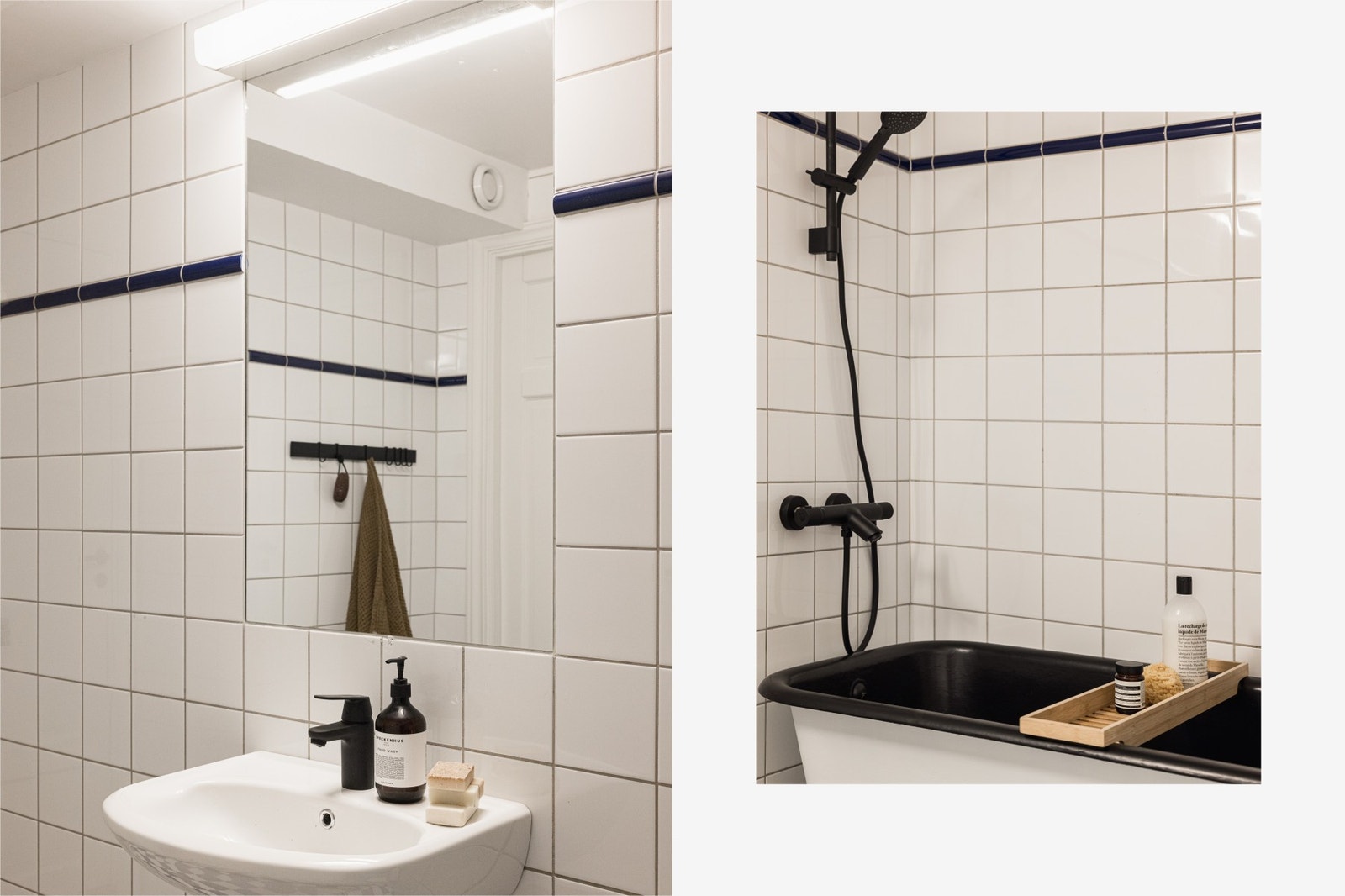 Badene er fra 98, men er oppgradert med nytt armatur i 21/22. Galleribilde