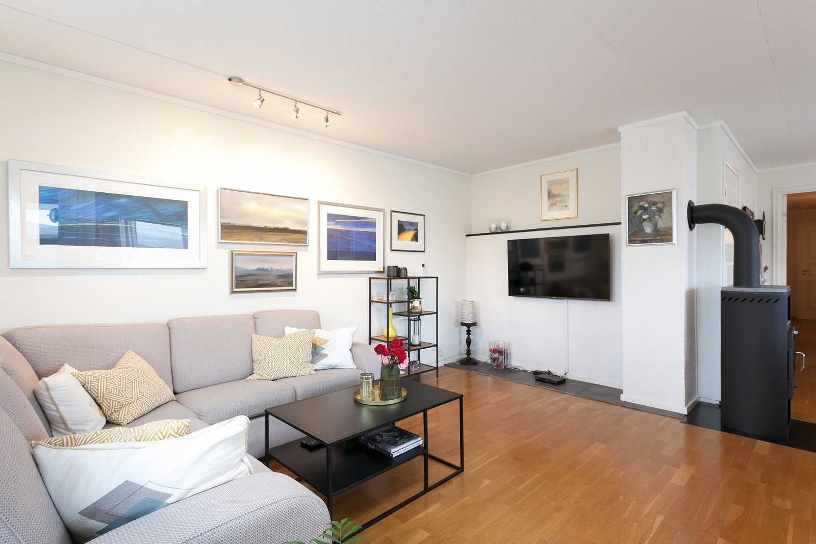 Her er det naturlig oppheng for TV. Galleribilde