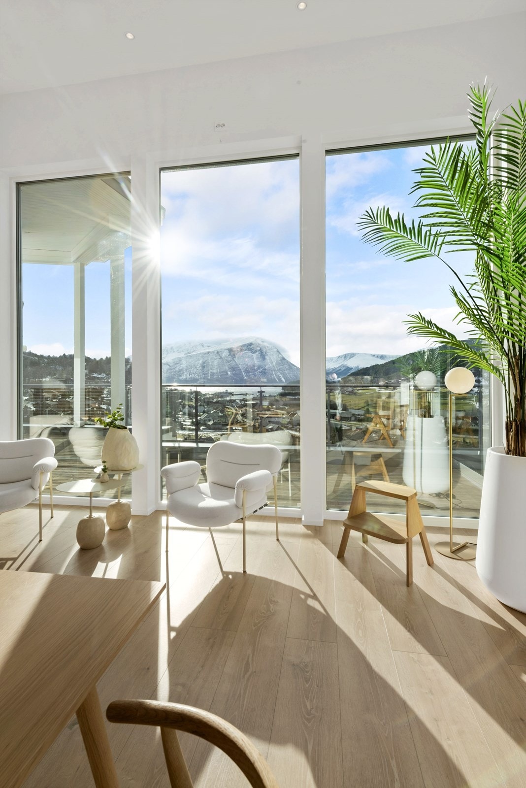 Nydelig utsikt fra spisestuen Galleribilde