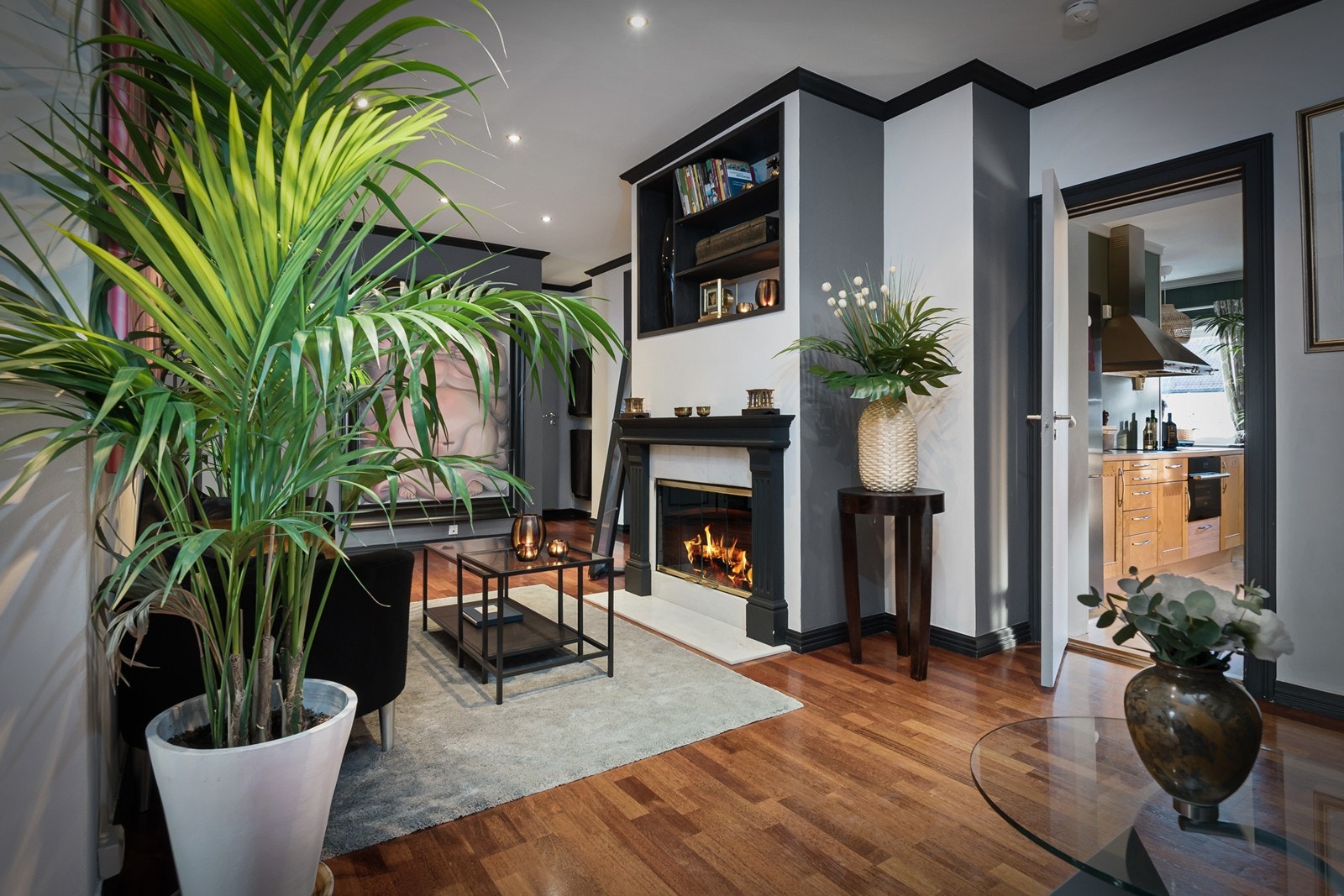 Leiligheten inneholder: Stue/spisestue, bad, wc, vaskerom, kjøkken, soverom og hall/peisestue Galleribilde