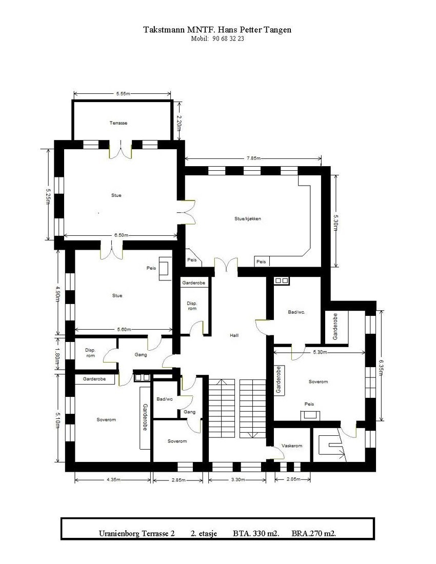 Plantegning - 2 etasje Galleribilde