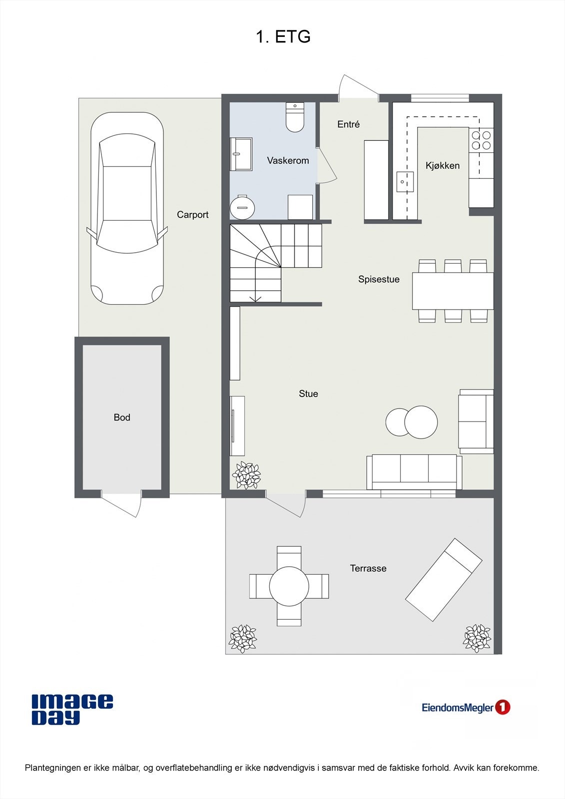 - Plantegning 1. etasje - Galleribilde