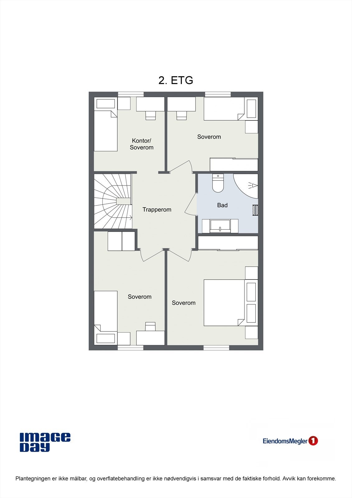 - Plantegning 2. etasje - Galleribilde
