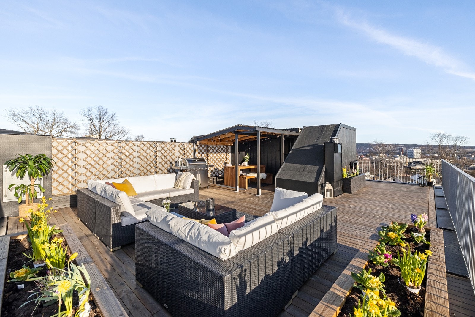 Her kan du skape din helt egne oase med blomster, planter og urter etter eget ønske. Galleribilde
