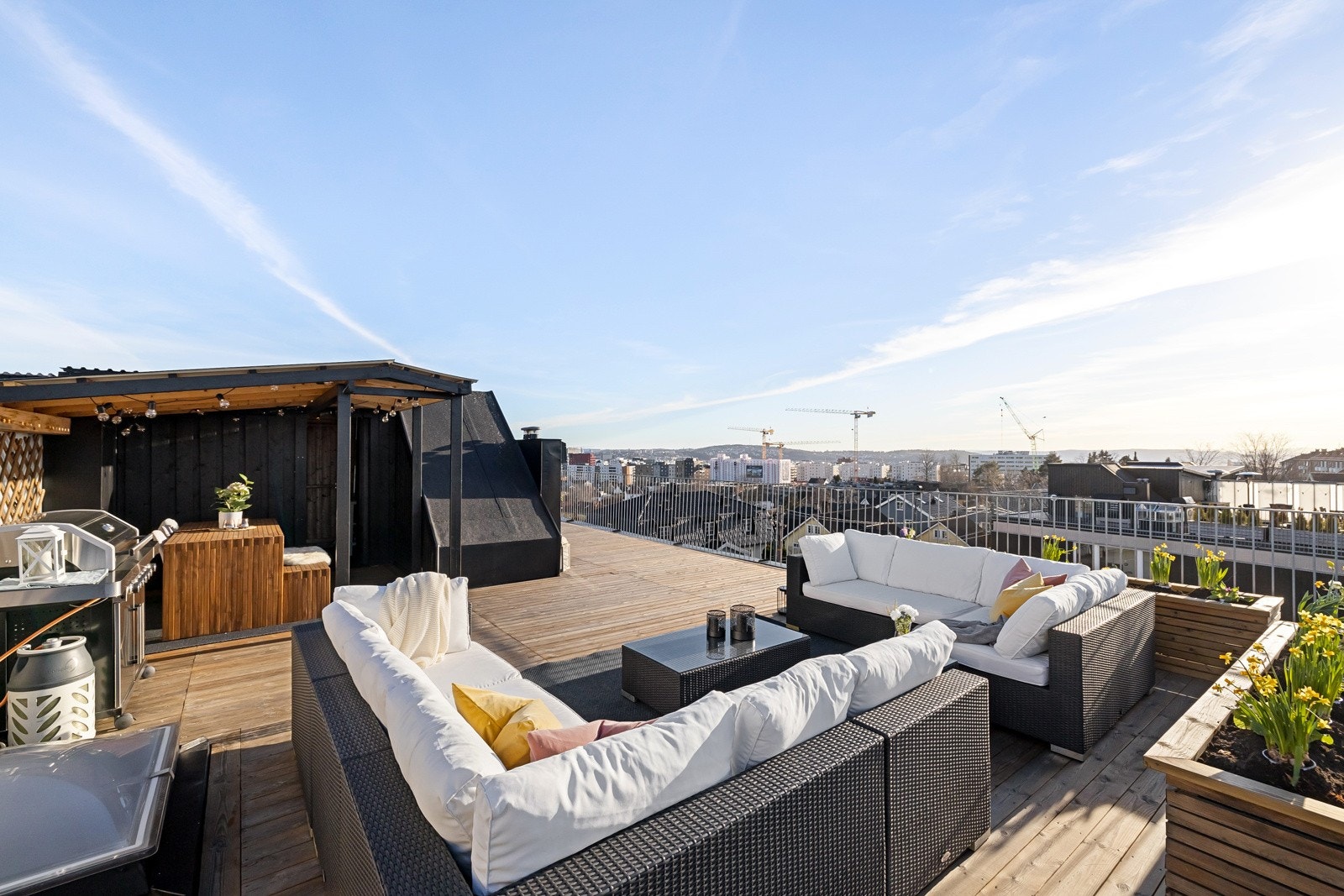 Panoramautsikt over Oslo. Galleribilde