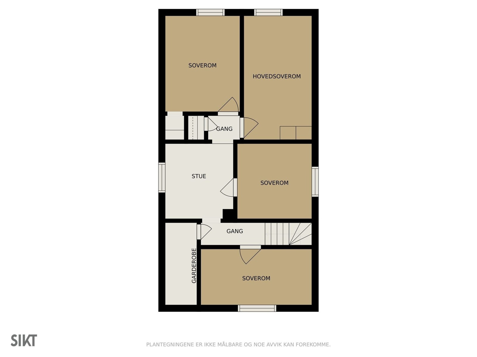 Planløsning i 2.etg. Galleribilde