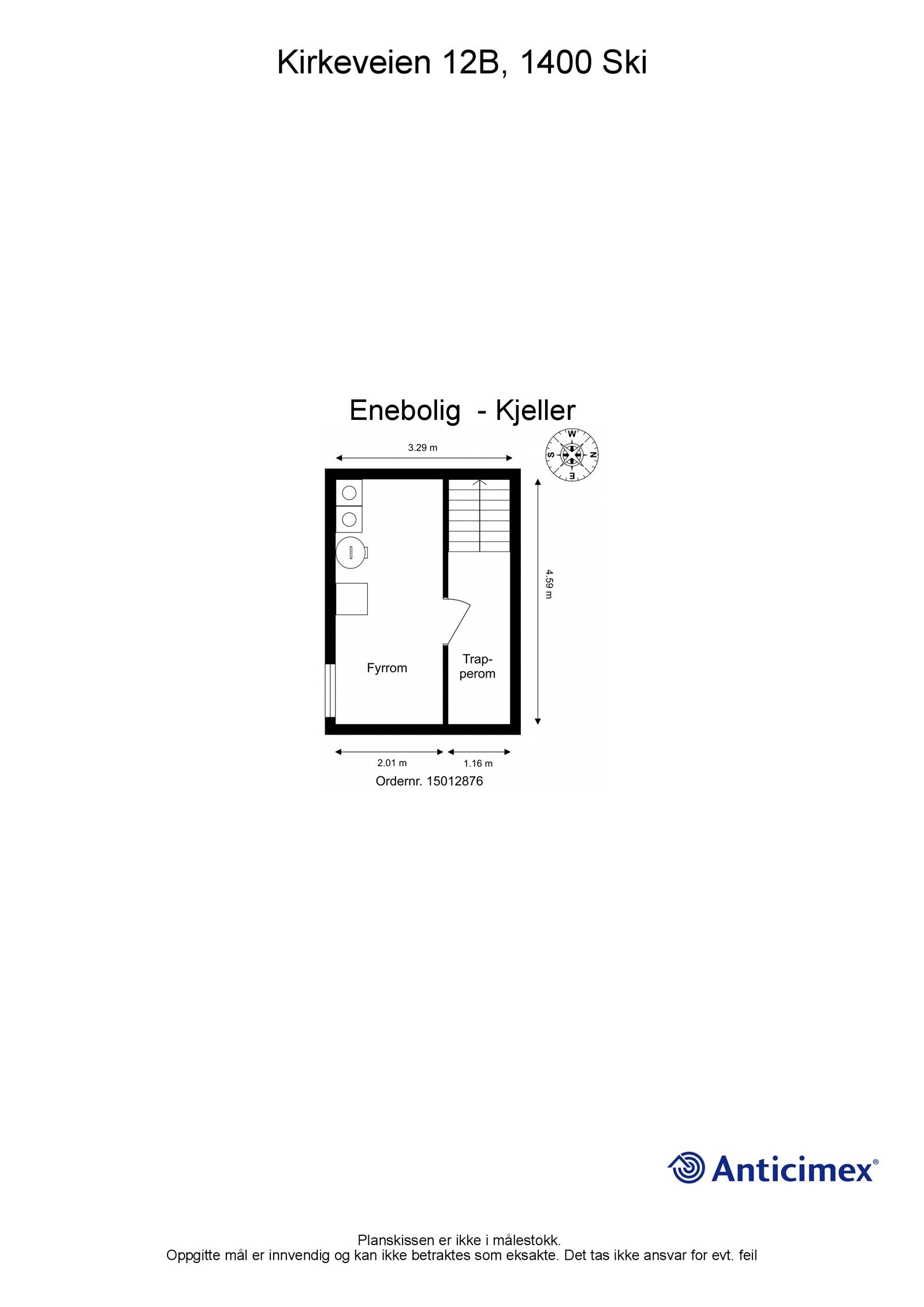 Plantegning kjeller Galleribilde