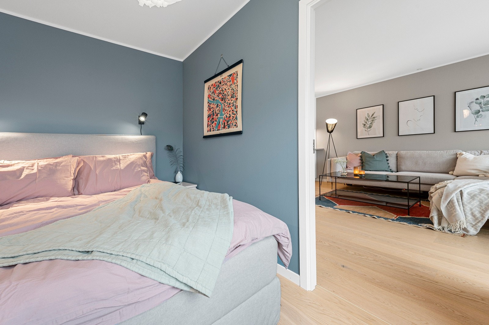 Soverommet har adkomst fra stuen. Galleribilde