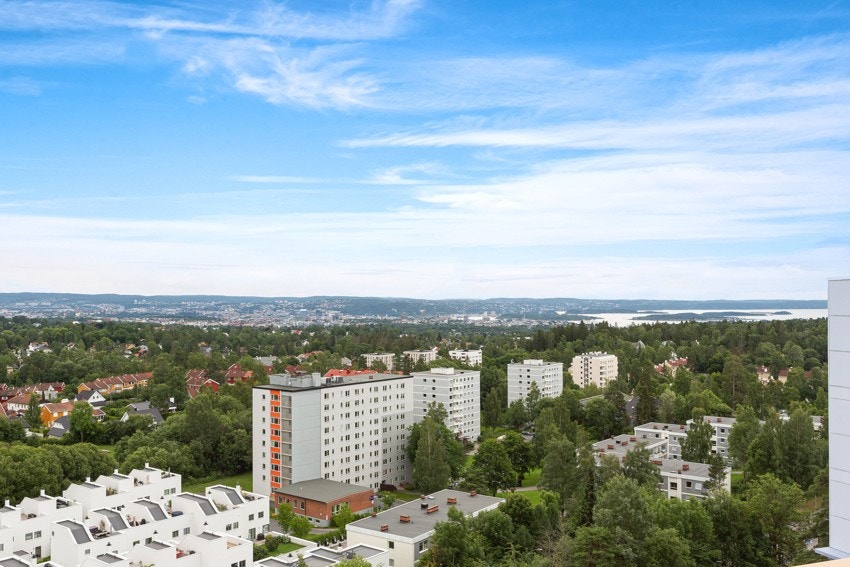 Fra takterrassen har du panoramautsikt og sol fra morgen til kveld. Galleribilde