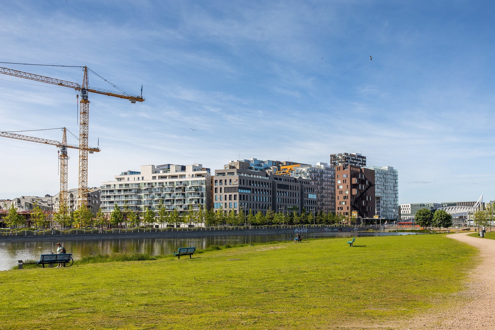 Som en del av Bjørvika-utbyggingen er det planlagt at Middelalderparken skal bygges ut med enda større park- og grøntarealer. Galleribilde