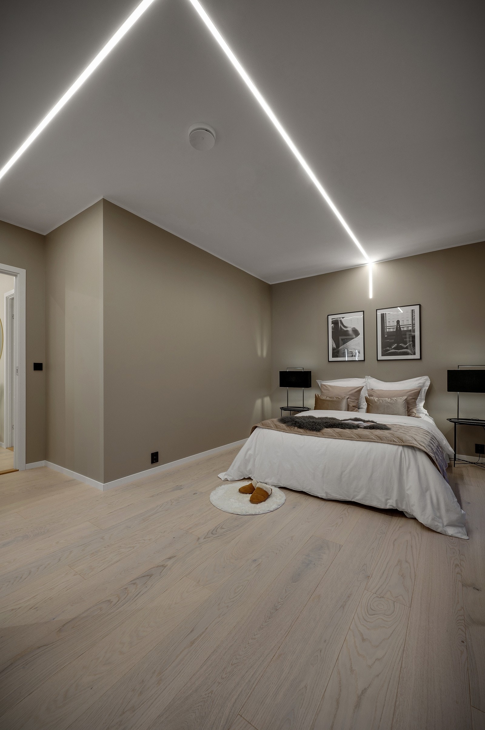 God plass til passende soveromsmøblement. Galleribilde