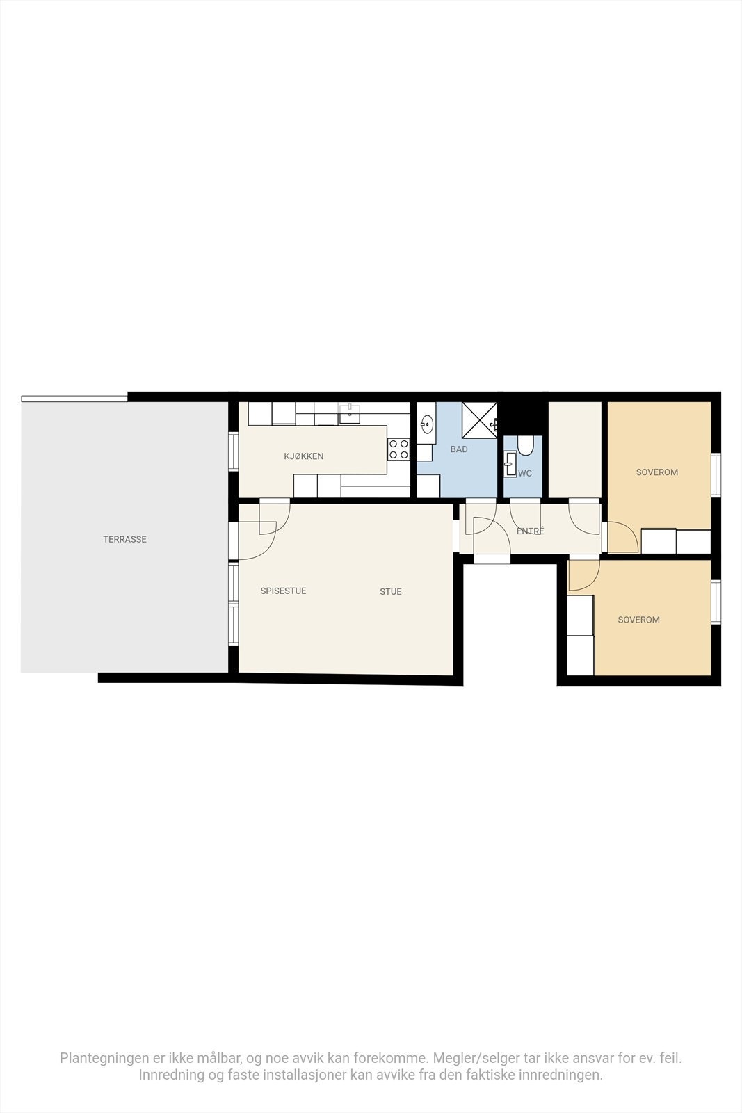 Plantegning 1. etasje. Galleribilde