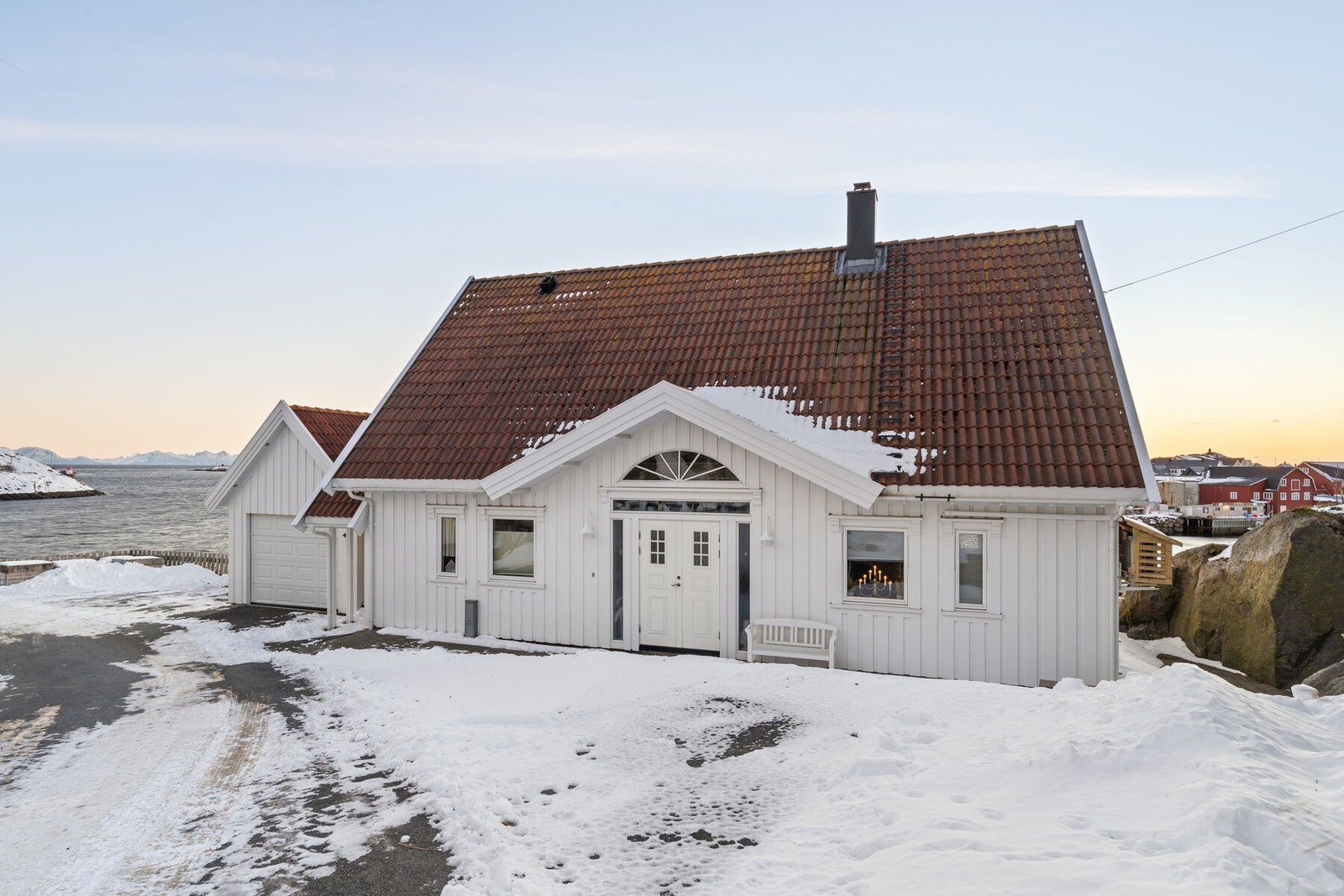 Her ser du adkomsten til eiendommen Galleribilde