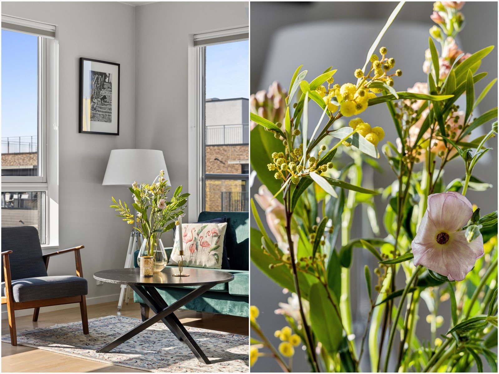 Raus takhøyde, med cirka 2.80 meter under himlingen. Galleribilde