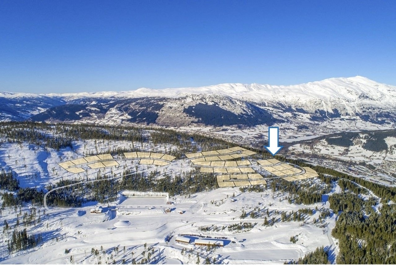 Se pil for nærmere beskrivelse av hvor hytta ligger Galleribilde