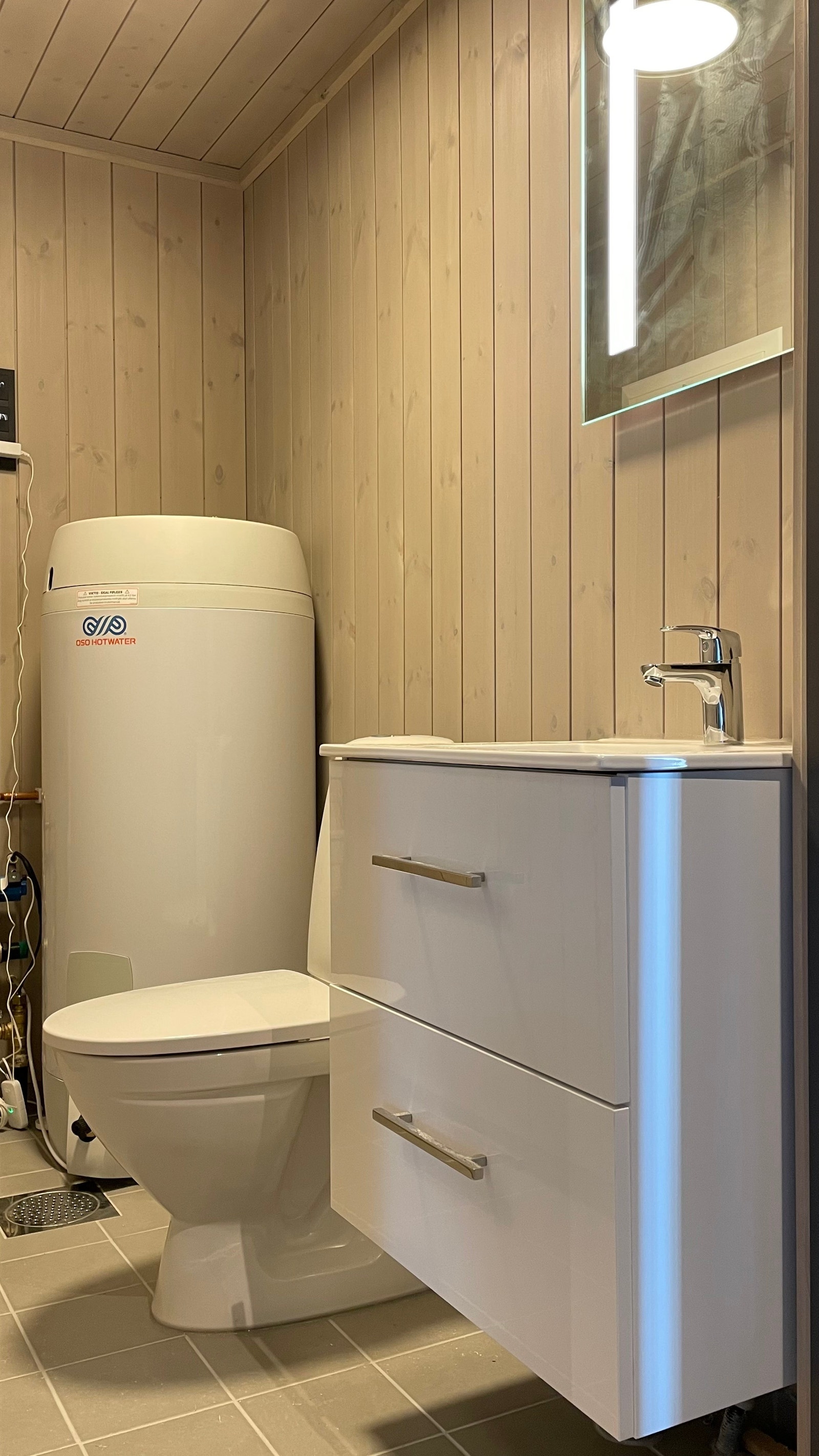 WC - Illustrasjonsbilde av tilsvarende hyttemodell Galleribilde