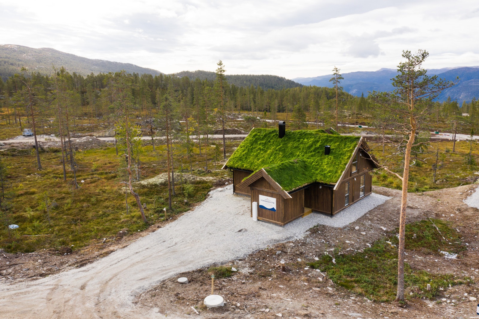 Vår visningshytte - Smart 6 Ark på Turufjell med utvendig bod Galleribilde