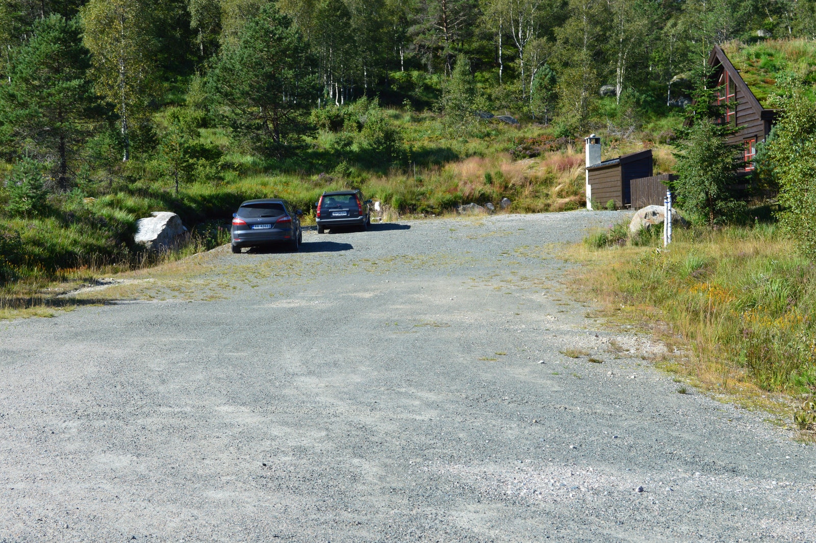 Felles parkeringsplass Galleribilde