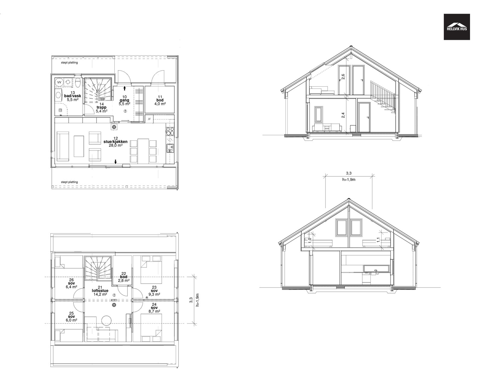Plantegning Galleribilde