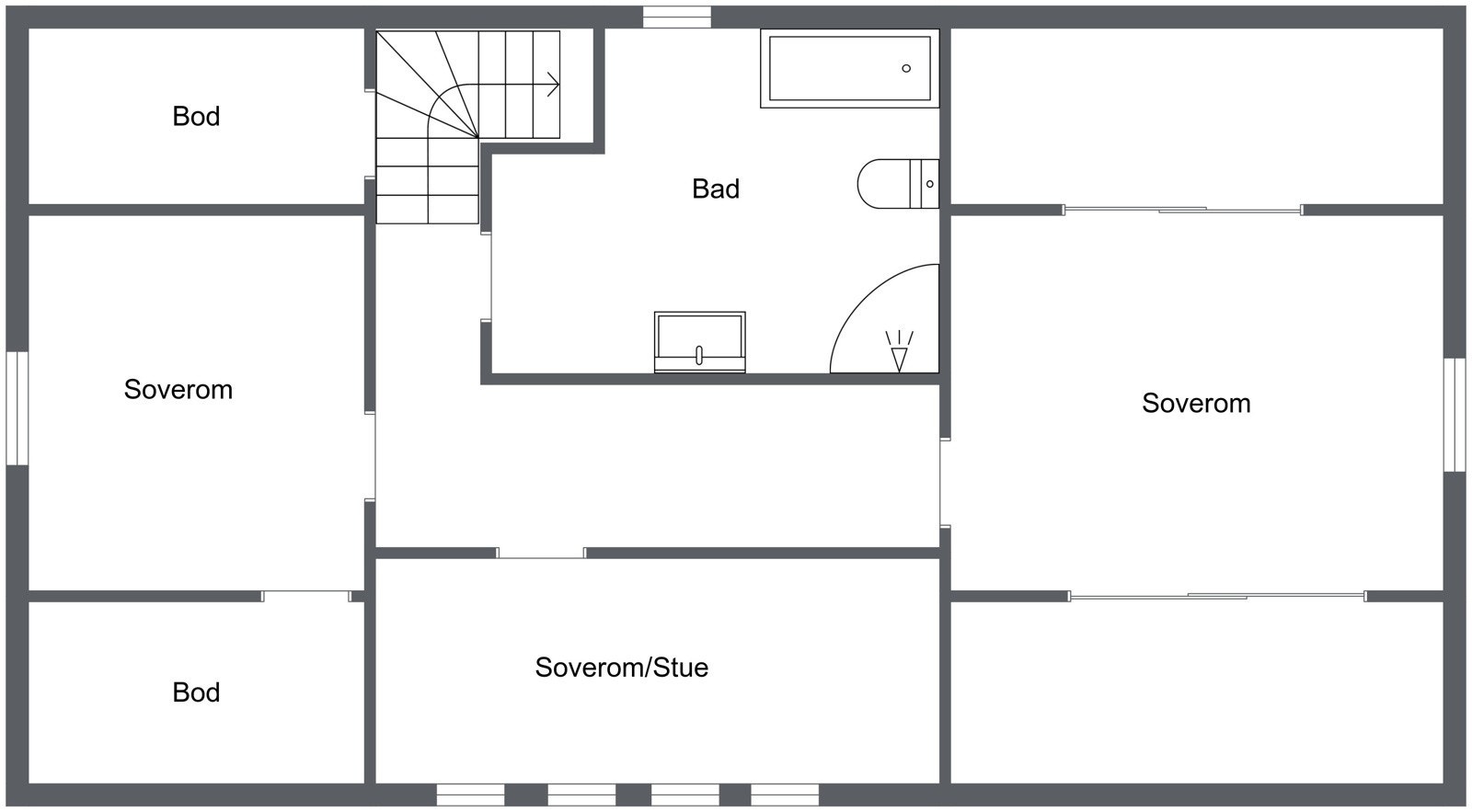 Andre etasje. Galleribilde