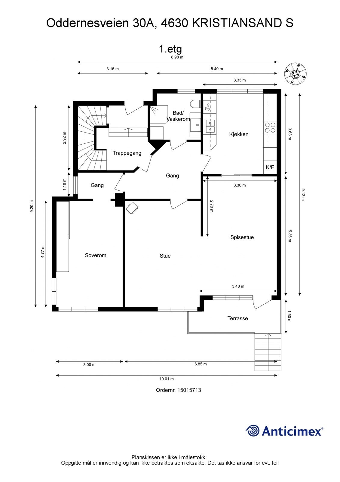plantegning etasje 2. Galleribilde