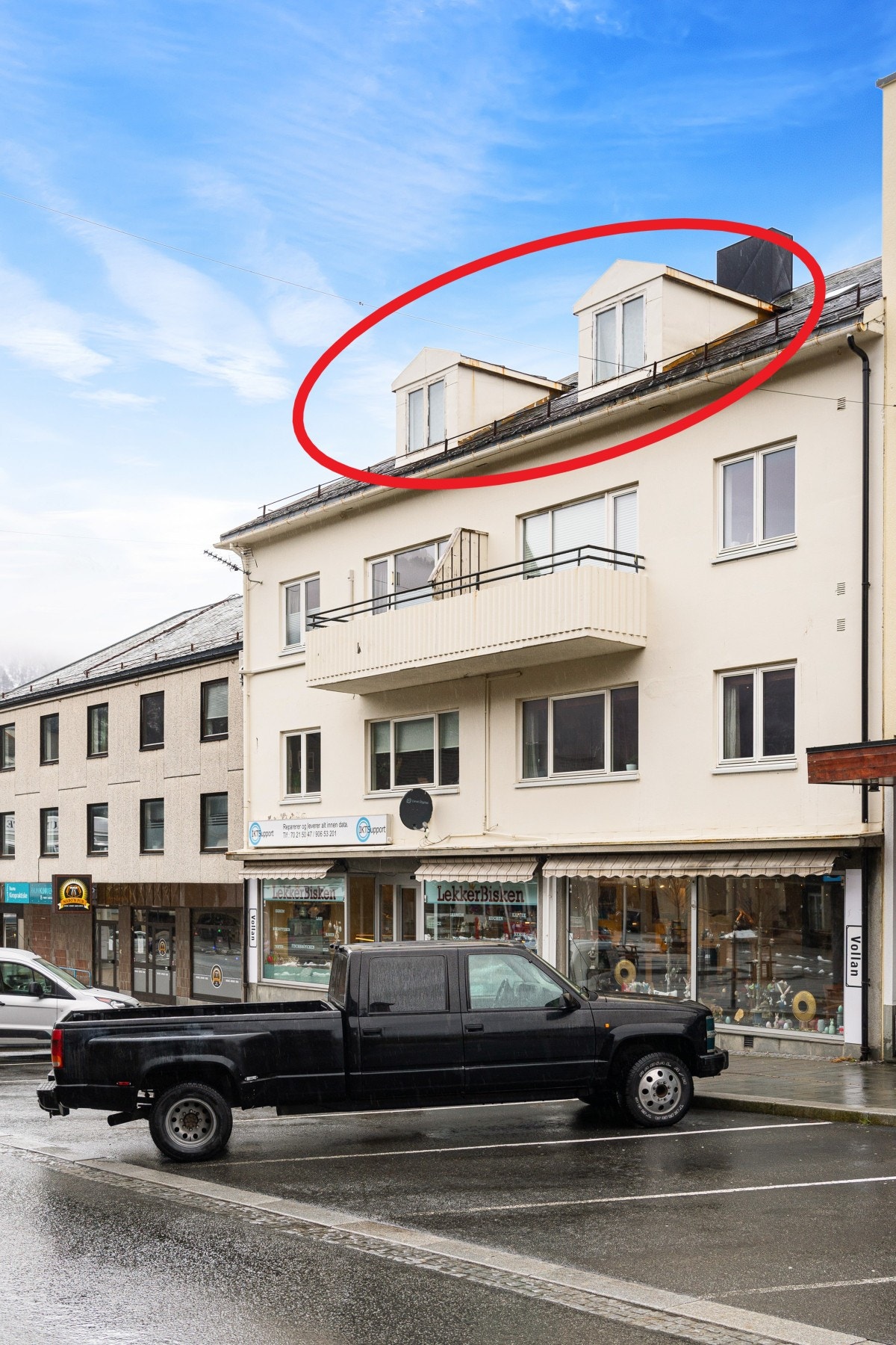 Leiligheten ligger i 4. etasje Galleribilde