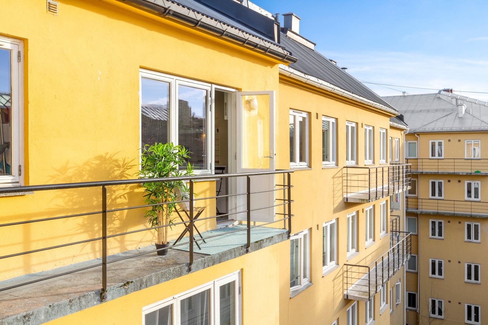 - Felles brannbalkong | Ny balkongdør 2016 - Galleribilde