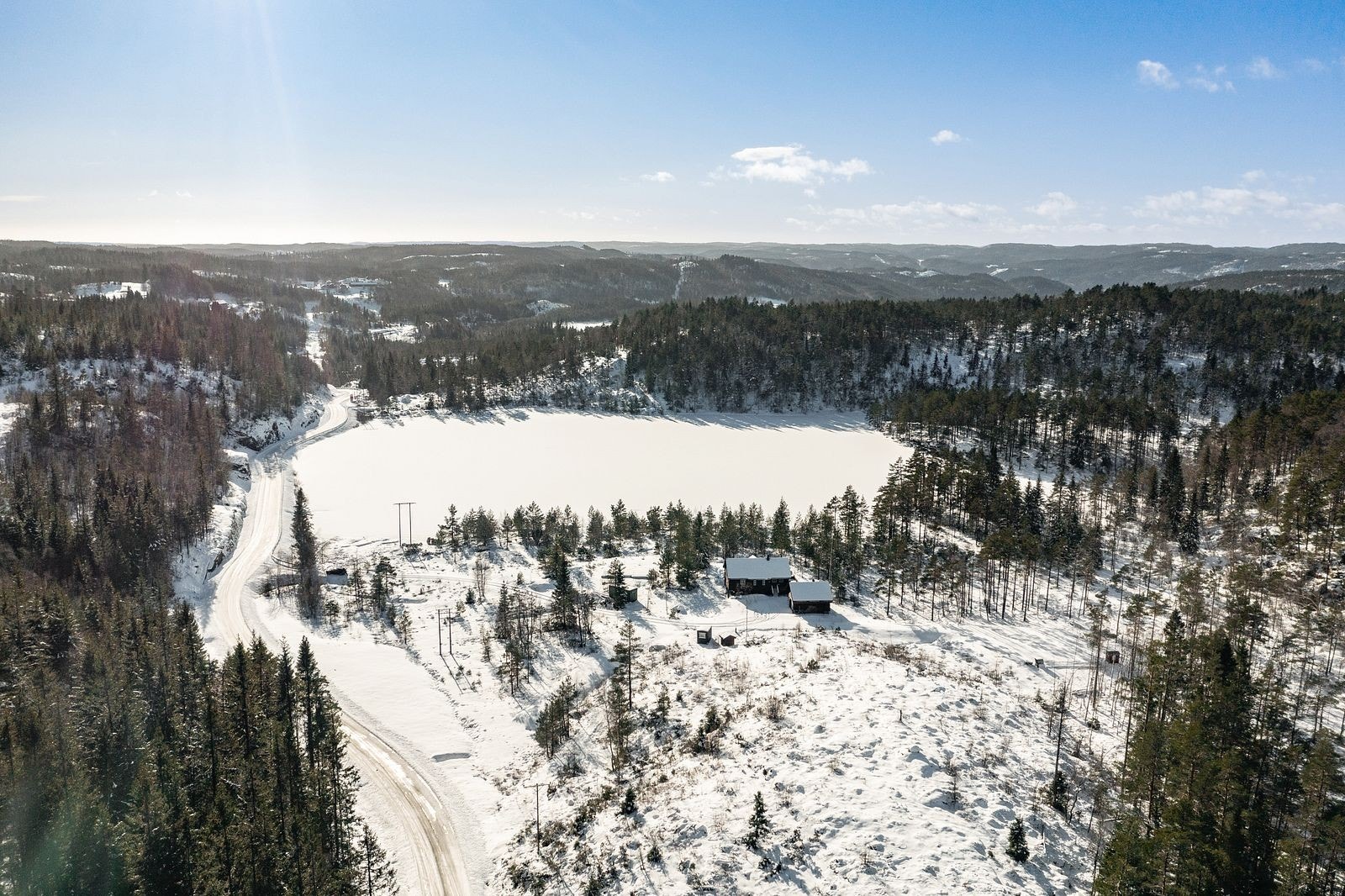 Tomteområde Tverrfjellan. Galleribilde