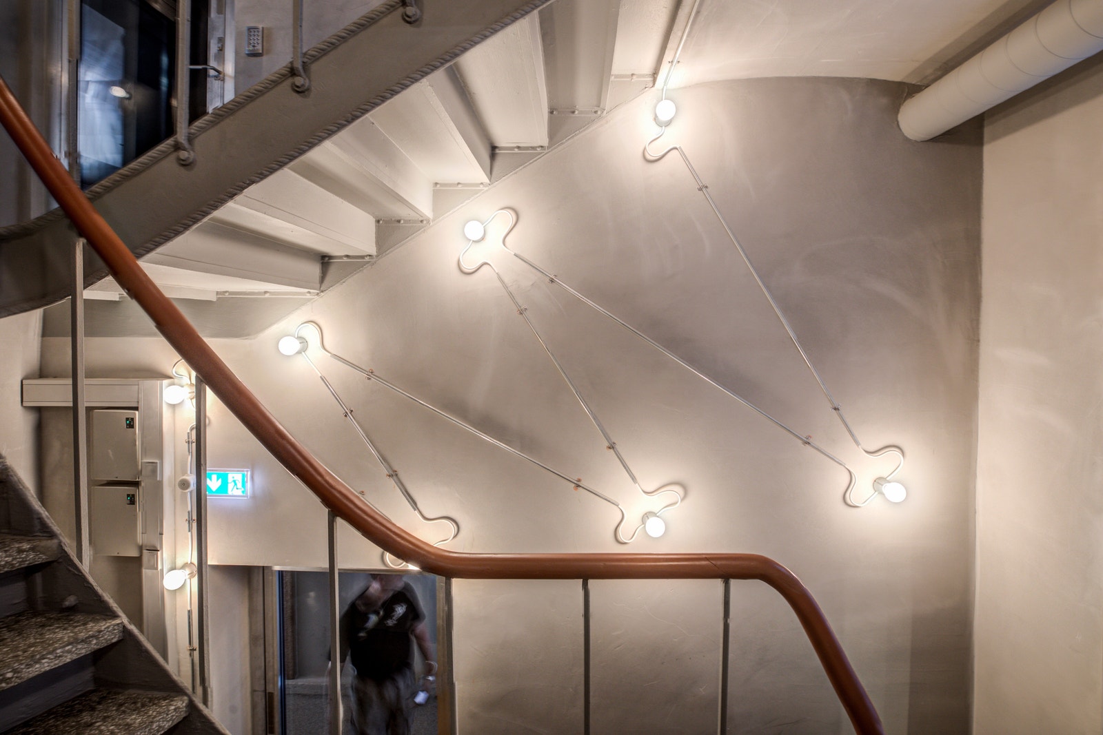 Trappeløpet. Galleribilde