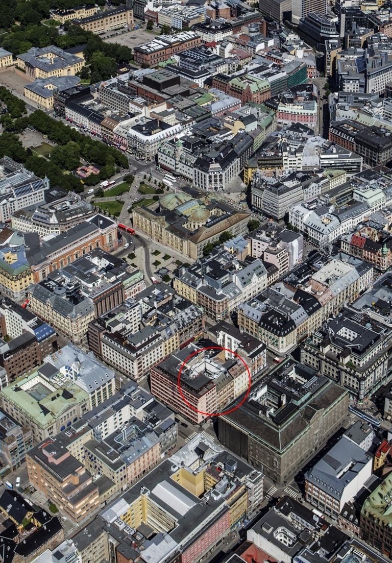 Nedre Slotts gate 5 - i det beste av Kvadraturen. Galleribilde
