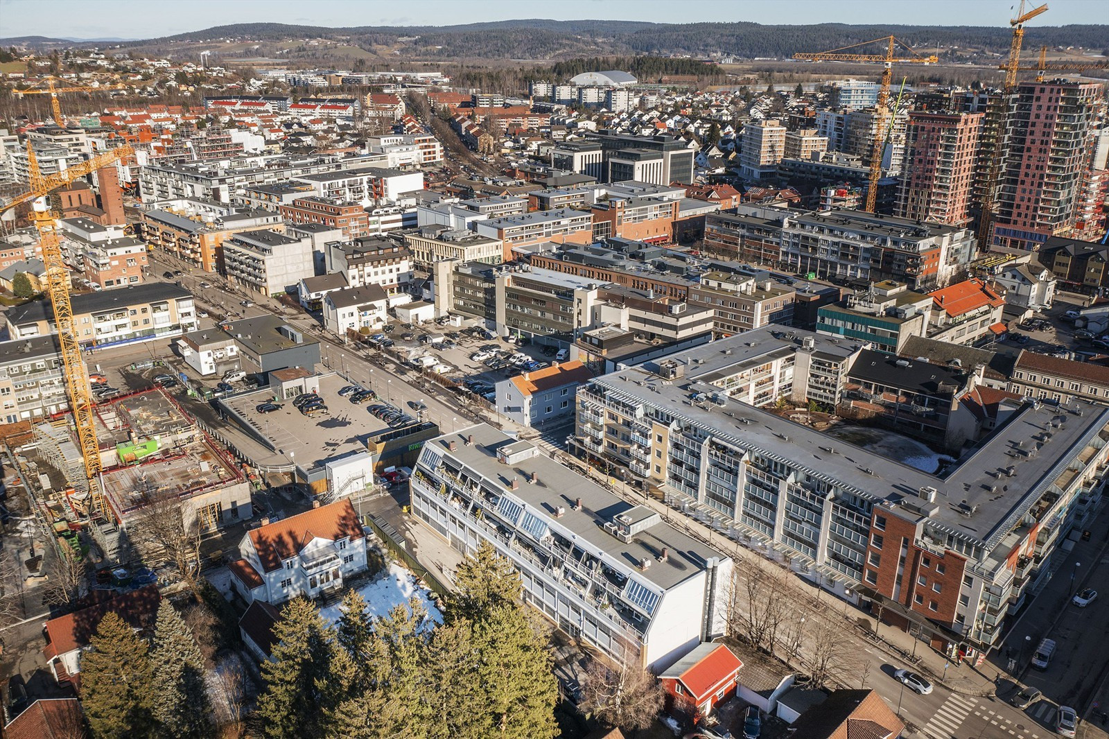 Gangavstand til Torvet i Lillestrøm