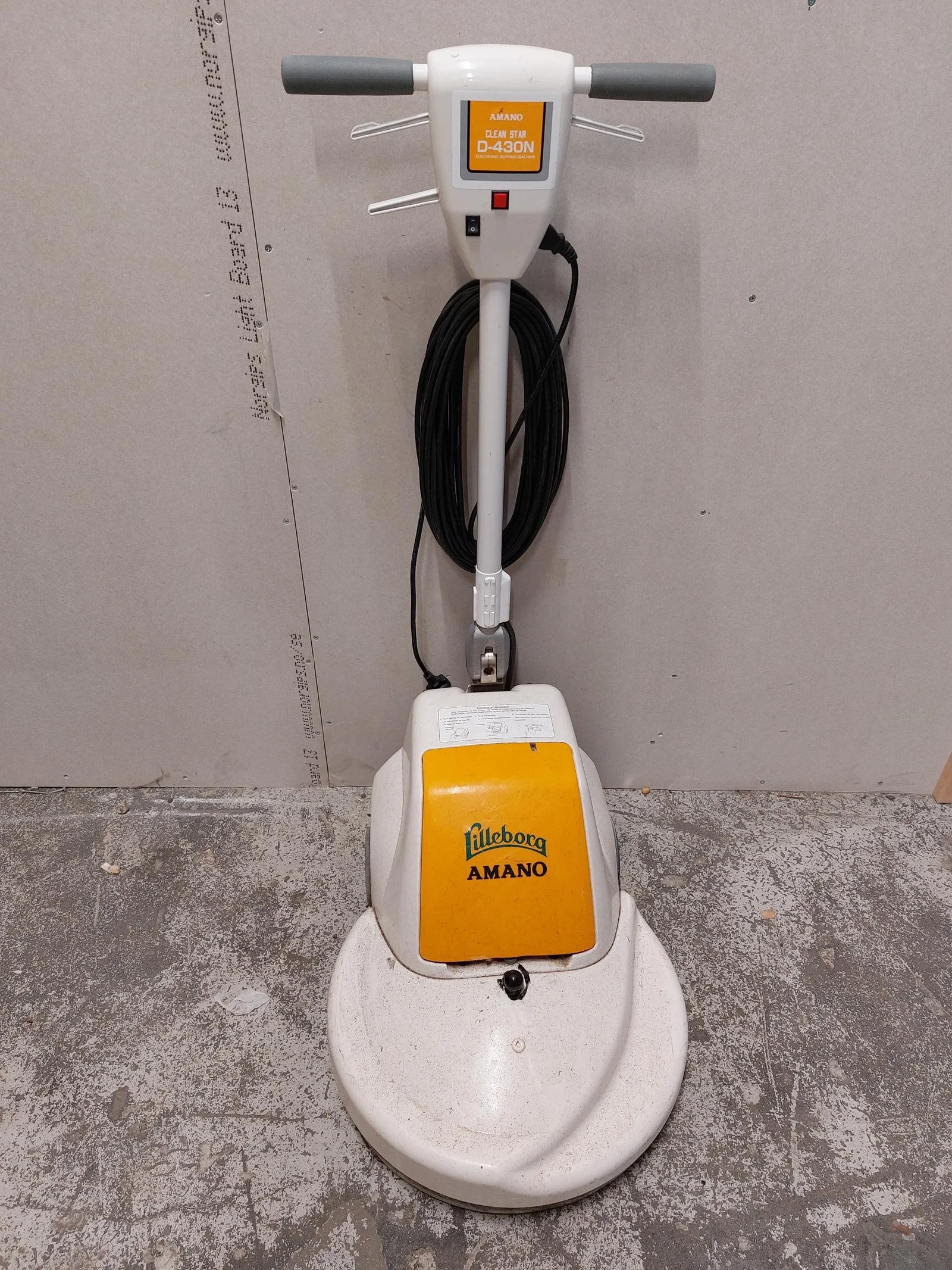 掃除機・クリーナー AMANO CLEAN STAR D-430e アマノ クリーンスター（高速バフィングマシン） D-430E（直送品