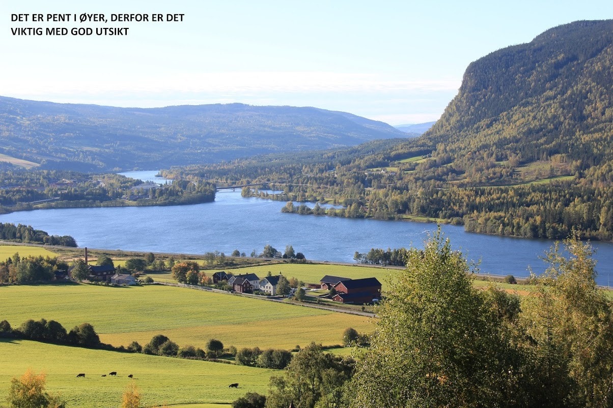 Utsikt mot Hafjell-Hunderfossen Galleribilde